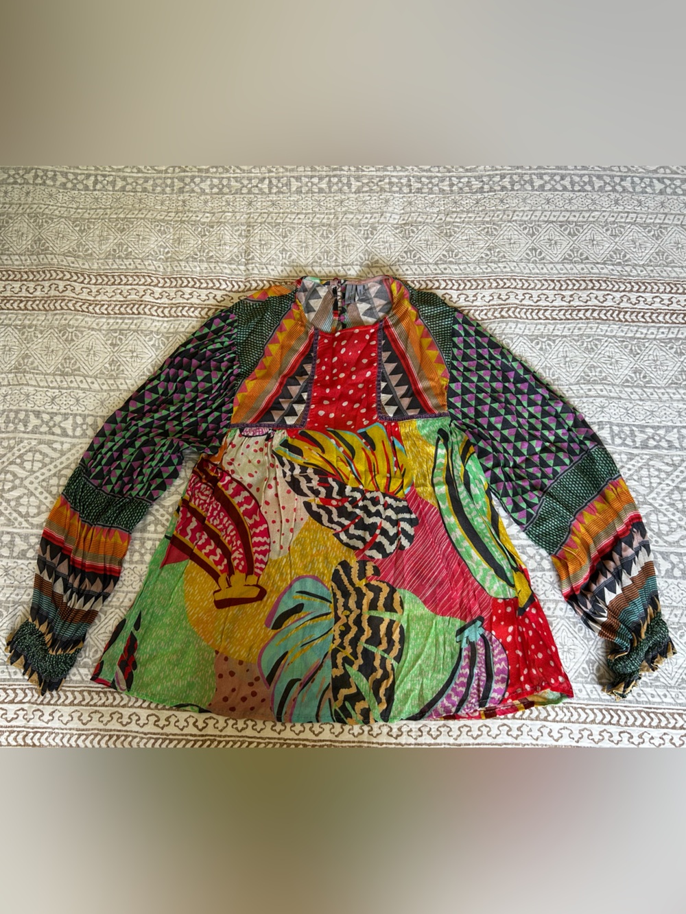 Anthropologie Bl-nk Miranda Peasant Blouse Size Small